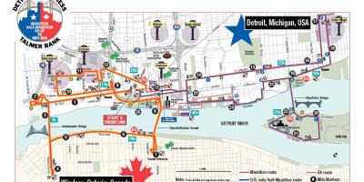 Mapa Detroit maratoia